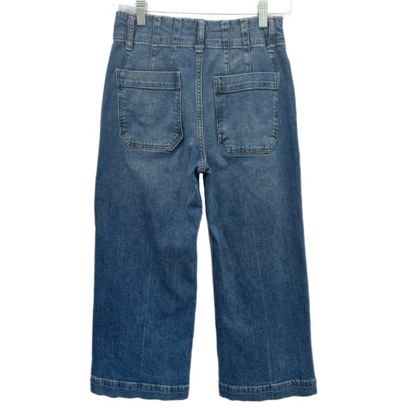 Anthropologie Pilcro The Skipper Wide-Leg Cropped Jeans Petite 25 - Picture 4 of 14